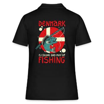 Pêche au Danemark - Polo Femme - noir - Dos - Ailine (174cm)