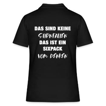 Das sind keine... Lustig Witziger Spruch Spruech - Frauen Polo Shirt - Schwarz - Hinten - Ailine (174cm)