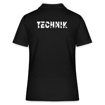 technology - Women's Polo Shirt - black - Back - Ailine (174cm)
