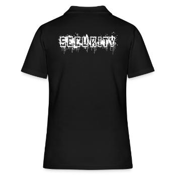 Security bouncer - Women's Polo Shirt - black - Back - Ailine (174cm)