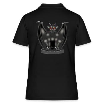 Gargoyle - créatures fabuleuses - Polo Femme - noir - Dos - Ailine (174cm)