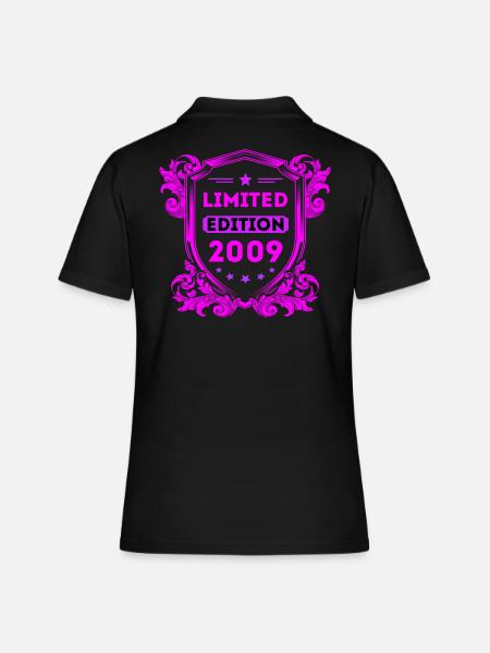 2009 - Frauen Polo Shirt - Schwarz