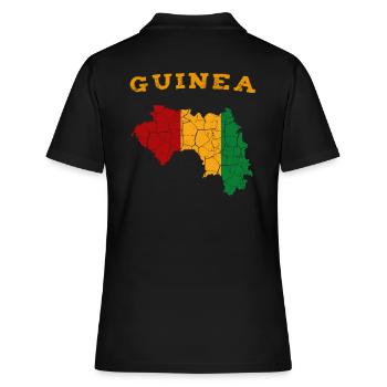 Guinée - Polo Femme - noir - Dos - Ailine (174cm)