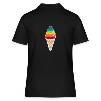 arc en ciel - Polo Femme - noir - Dos - Ailine (174cm)