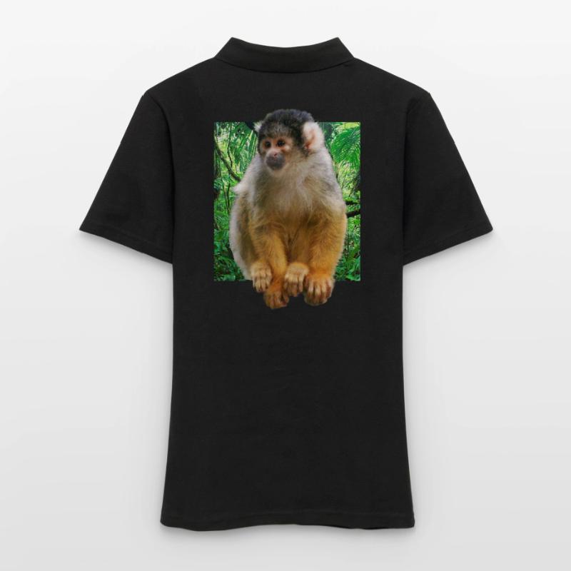 Skull monkey squirrel monkey Women's Polo Shirt