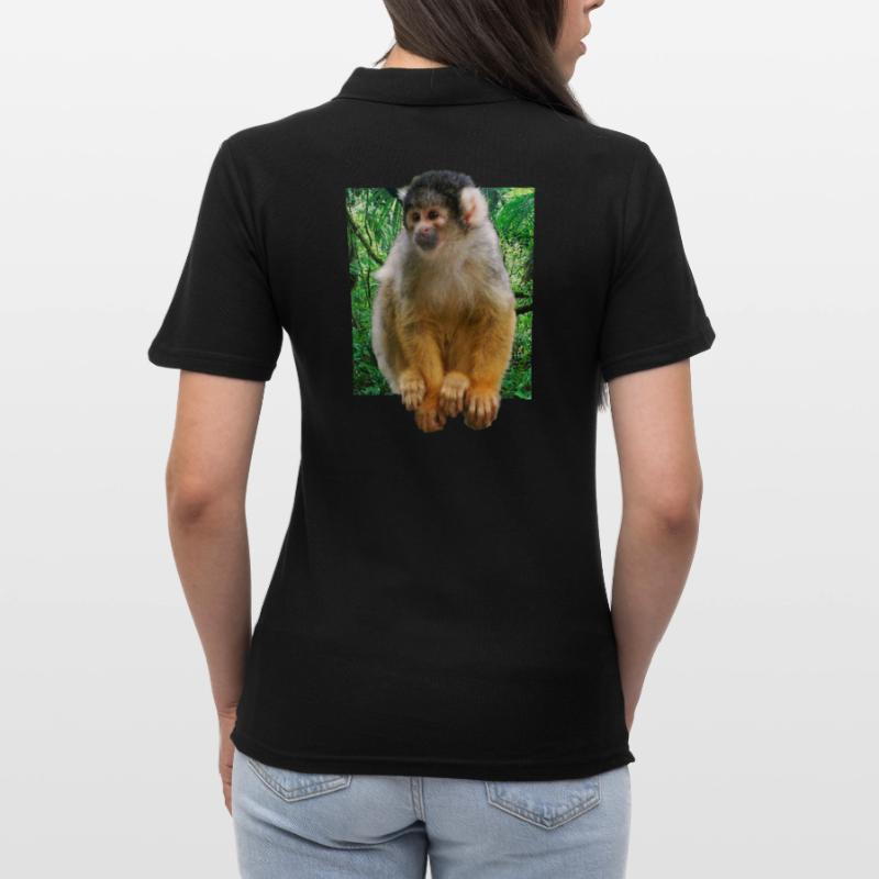 Squirrel monkey squirrel monkey Women's Polo Shirt