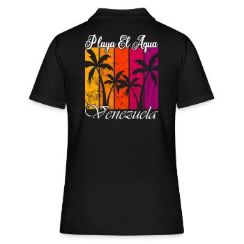 Playa El Aqua Venezuela - Polo Femme - noir - Dos - Ailine (174cm)