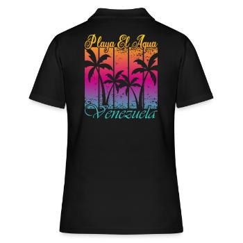 Playa El Aqua Venezuela - Polo Femme - noir - Dos - Ailine (174cm)