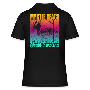 Myrtle Beach Caroline du Sud - Polo Femme - noir - Dos - Ailine (174cm)
