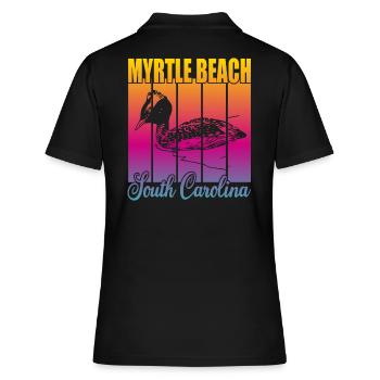 Myrtle Beach Caroline du Sud - Polo Femme - noir - Dos - Ailine (174cm)