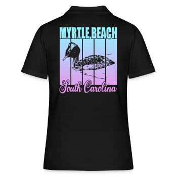 Myrtle Beach Caroline du Sud - Polo Femme - noir - Dos - Ailine (174cm)