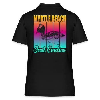 Myrtle Beach Caroline du Sud - Polo Femme - noir - Dos - Ailine (174cm)