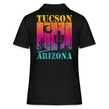 Tucson, Arizona - Polo Femme - noir - Dos - Ailine (174cm)