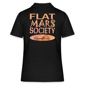 Société Flat Mars - Polo Femme - noir - Dos - Ailine (174cm)