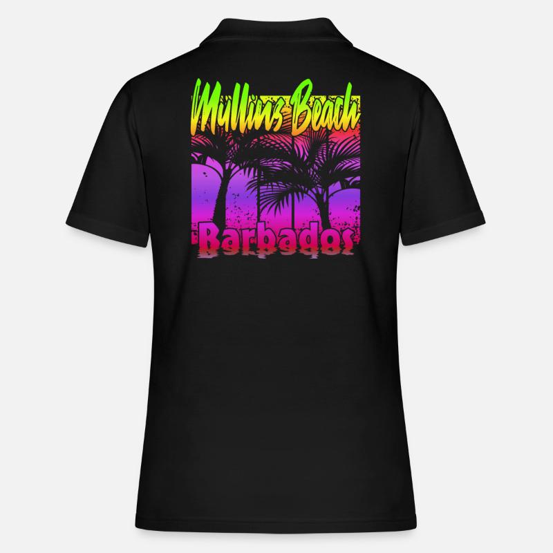 Mullins Beach Barbados - Polo donna - nero