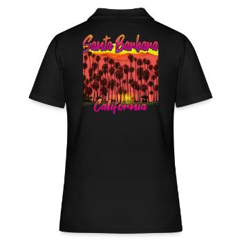 Santa Barbara Californie - Polo Femme - noir - Dos - Ailine (174cm)
