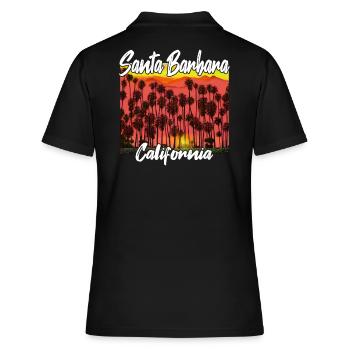 Santa Barbara Californie - Polo Femme - noir - Dos - Ailine (174cm)