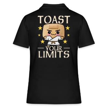 Portez un toast à vos limites - Toast - Polo Femme - noir - Dos - Ailine (174cm)