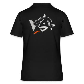 Cod fishing - Women's Polo Shirt - black - Back - Ailine (174cm)