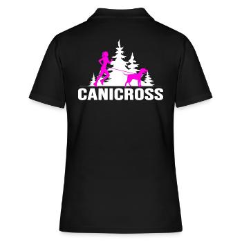 canicross chien chien dresser le sport canin - Polo Femme - noir - Dos - Ailine (174cm)