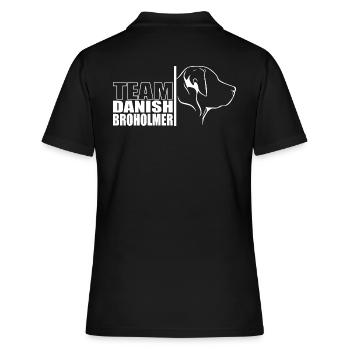 TEAM Danish Broholmer Hunde Hund Wilsigns - Frauen Polo Shirt - Schwarz - Hinten - Ailine (174cm)