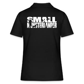 SMALL MUNSTERLANDER Jagdhund Wilsigns Jagdhunde - Frauen Polo Shirt - Schwarz - Hinten - Ailine (174cm)