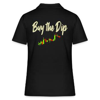 Buy The Dip - Frauen Polo Shirt - Schwarz - Hinten - Ailine (174cm)