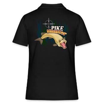 Pike - Women's Polo Shirt - black - Back - Ailine (174cm)