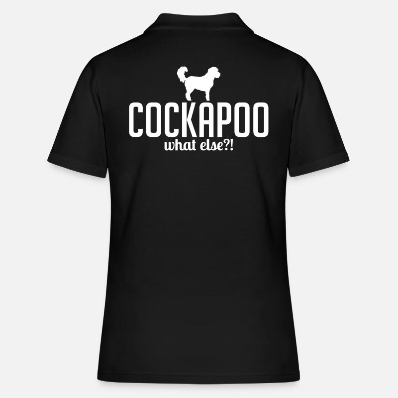 Cockapoo what else dog saying dogs Wilsigns - Women's Polo Shirt - black