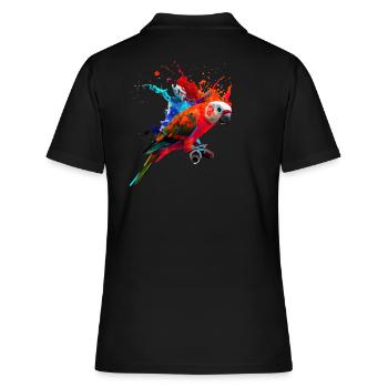 Parrot - Color explosion - Women's Polo Shirt - black - Back - Ailine (174cm)
