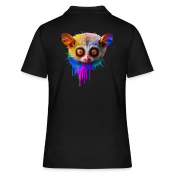 Conception Tarsier - Polo Femme - noir - Dos - Ailine (174cm)