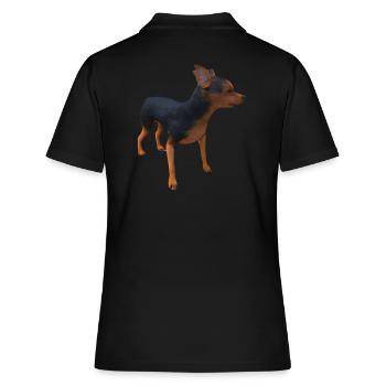Lancashire Heeler - Polo Femme - noir - Dos - Ailine (174cm)