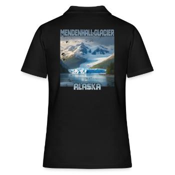 Glacier Mendenhall, Alaska - Polo Femme - noir - Dos - Ailine (174cm)
