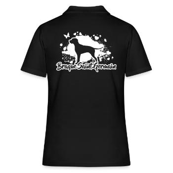 BRAQUE SAINT GERMAIN Chiens de chasse Chasseur de chiens Wilsigns - Polo Femme - noir - Dos - Ailine (174cm)