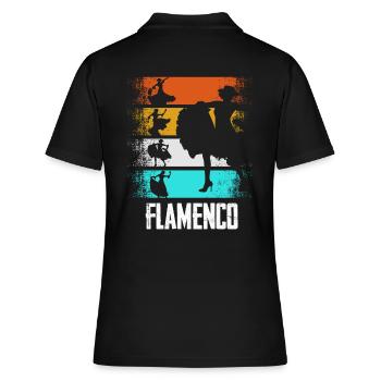 Flamenco Retro - Polo Femme - noir - Dos - Ailine (174cm)