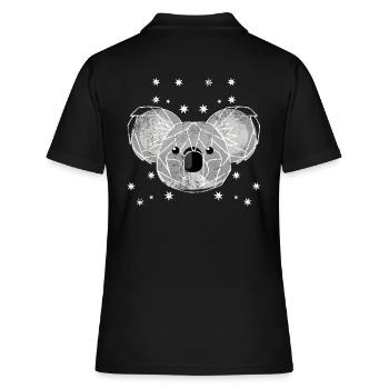Koala Conservation - Women's Polo Shirt - black - Back - Ailine (174cm)