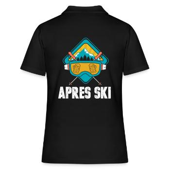 Vacances au ski après ski - Polo Femme - noir - Dos - Ailine (174cm)