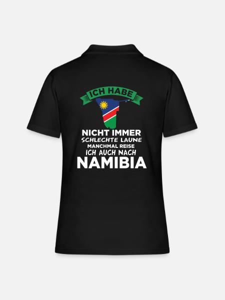 Namibia Reise Geschenk Geschenkidee - Frauen Polo Shirt - Schwarz