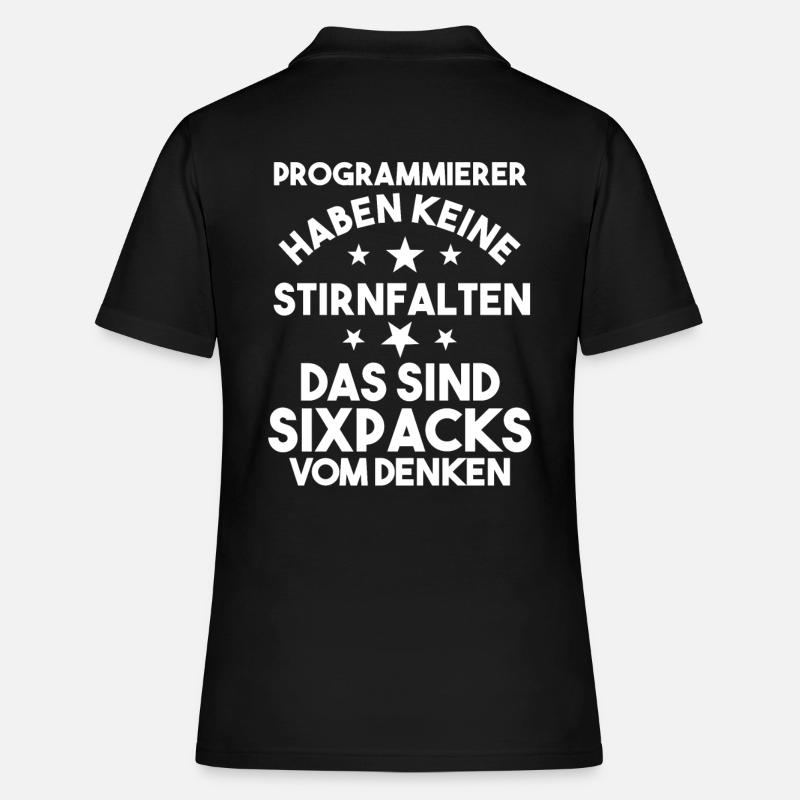 Programmieren Entwickler Coder Programmierer - Frauen Polo Shirt - Schwarz
