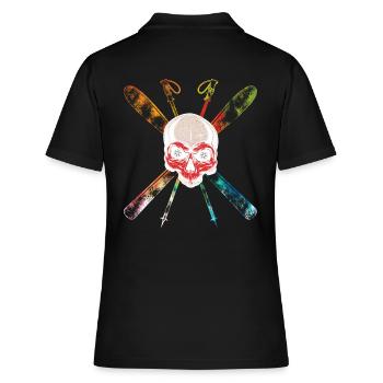 Chemise Skieur Skull Skull Skull - Polo Femme - noir - Dos - Ailine (174cm)