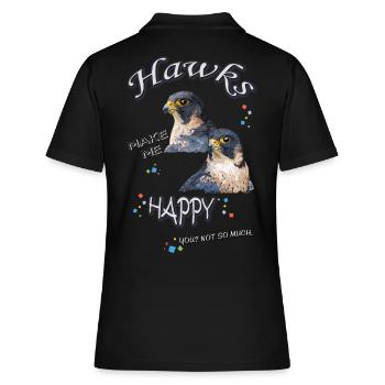 Falke - Frauen Polo Shirt - Schwarz - Hinten - Ailine (174cm)