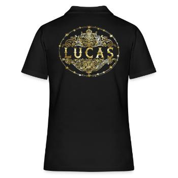Lucas - Polo Femme - noir - Dos - Ailine (174cm)