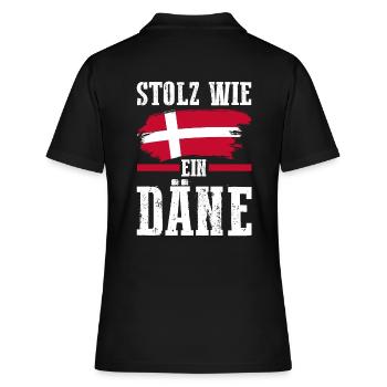 Danois Danemark - Polo Femme - noir - Dos - Ailine (174cm)