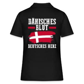 Danois Danemark - Polo Femme - noir - Dos - Ailine (174cm)