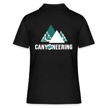 canyoning canyoning montagnes riveraction - Polo Femme - noir - Dos - Ailine (174cm)