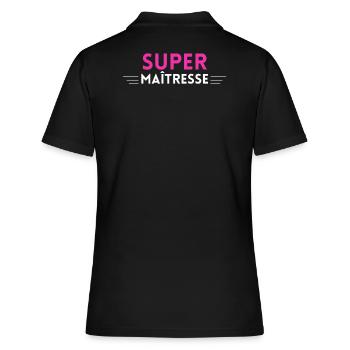 MAÎTRESSE super - Polo Femme - noir - Dos - Ailine (174cm)