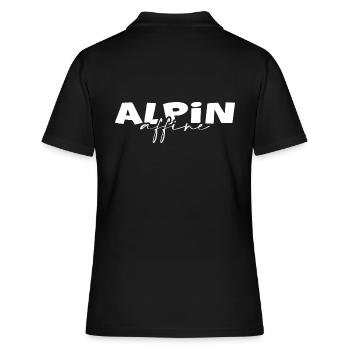 Montagnes alpines ALPIN AFFIN Mountain Goat Ridge Walk - Polo Femme - noir - Dos - Ailine (174cm)