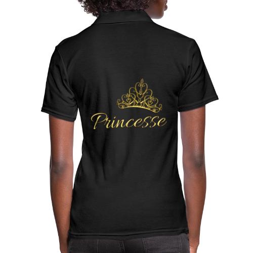 Princesse Or - by T-shirt chic et choc - Polo Femme