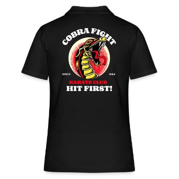 Cobra Fight Hit First - Karaté - Polo Femme - noir - Dos - Ailine (174cm)