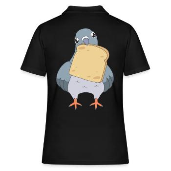 Pigeon Race Pigeon Pigeons - Polo Femme - noir - Dos - Ailine (174cm)